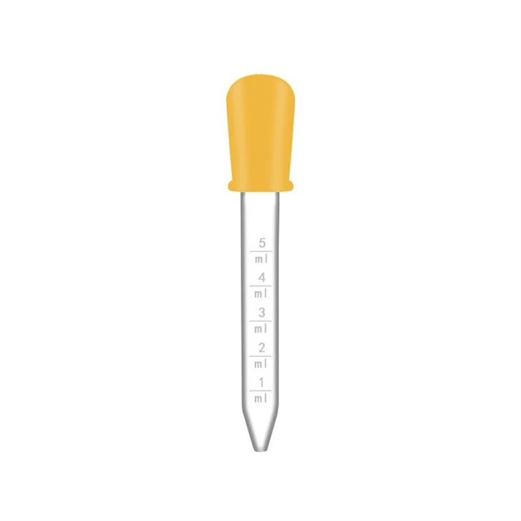 plastic dropper yellow