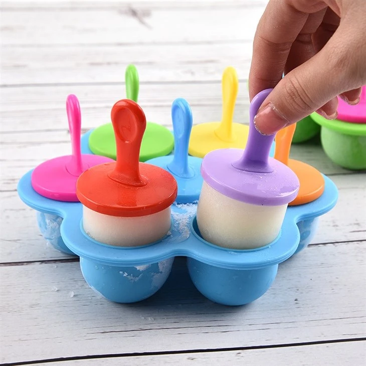 Silicone Baby Food Container With Handle